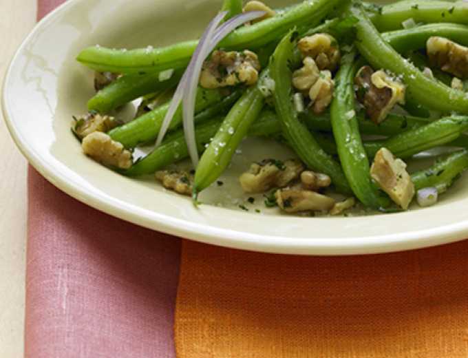 Bohnensalat Mit Walnussen